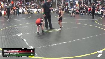 52 lbs Champ. Round 1 - Ryker Haendiges, Chippewa Hills Youth vs Sawyer Zdanowitz, Northwest Red Crushers