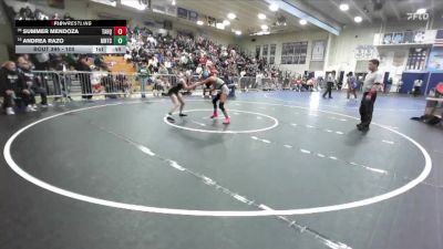 100 lbs Cons. Round 4 - Summer Mendoza, Tahquitz vs Andrea Razo, Montclair