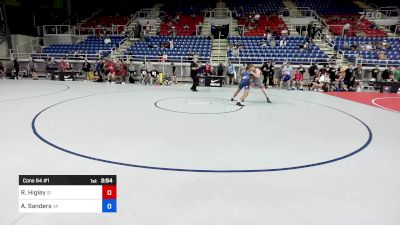 150 lbs Cons 64 #1 - Roper Higley, ID vs Aiden Sanders, VA