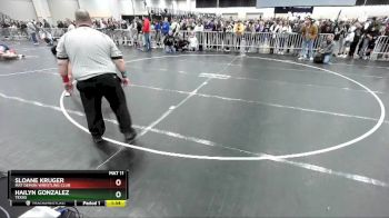 105 lbs Champ. Round 2 - Sloane Kruger, Mat Demon Wrestling Club vs Hailyn Gonzalez, Texas