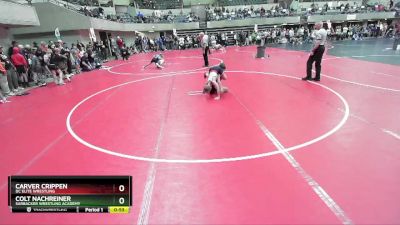 100 lbs Cons. Semi - Carver Crippen, DC Elite Wrestling vs Colt Nachreiner, Sarbacker Wrestling Academy