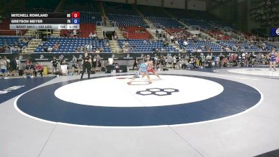 150 lbs Cons. Sub-rd Of 32 - Mitchell Rowland, North Carolina vs Greyson Meyer, Pennsylvania