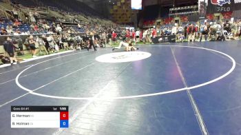 152 lbs Cons 64 #1 - Grant Herman, Kansas vs Bailey Holman, California