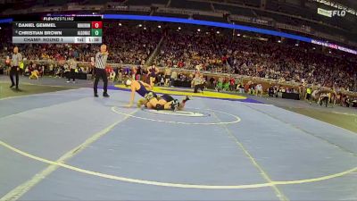 D2-126 lbs Champ. Round 1 - Daniel Gemmel, New Boston Huron vs Christian Brown, Algonac