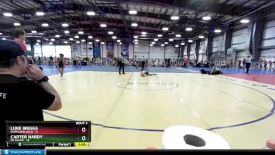 60 lbs Rd# 4- 2:00pm Friday Final Pool - Luke Briggs, Maryland GOLD vs Carter Hardy, PA Silver