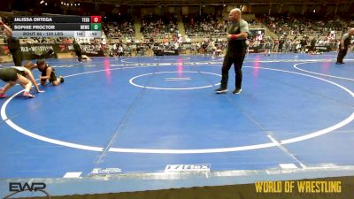 120 lbs Consi Of 4 - Jalissa Ortega, Texas Elite Wrestling Club vs Sophie Proctor, Henryetta Knights Wrestling Club