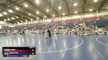 120 lbs Quarters & Wb (16 Team) - Corbin Long, Montana 1 vs Gage Singleton, Oregon 1