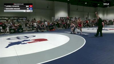74 lbs Champ. Round 3 - Latrell Schafer, Wolfpack RTC vs Benjamin Weader, Integrity Wrestling Club