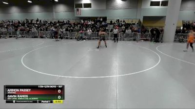 157 lbs 5th Place Match - Ammon Passey, Arizona vs Gavin Ramos, NXT Level Wrestling Academy