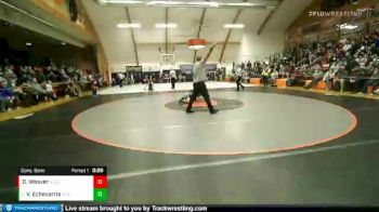 110 lbs Cons. Semi - Valeria Echevarria, Riverside vs Destiny Weaver, Glendale