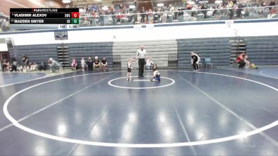 45 lbs Champ. Round 1 - Madden Smyer, Declo Stingers vs Vladimir Alexov, Suples Wrestling Club