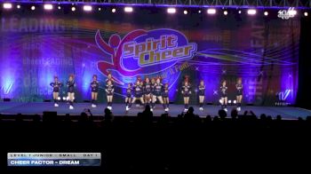 Cheer Factor - DREAM [2026 L1 Junior - Small Day 1] 2026 Spirit Cheer Grand Nationals