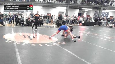 126 lbs Consi Of 8 #2 - Bennet Palmeri, Fairport vs Luca Popolizio, Christian Brothers Academy