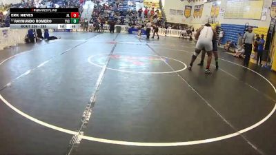 285 lbs Cons. Round 3 - Raymundo Romero, Park Vista Community vs Eric Nieves, John I Leonard
