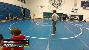 91 lbs 1st Place Match - Fabien Garcia, Worland Middle School vs Trenton Enis, Thermopolis Middle School