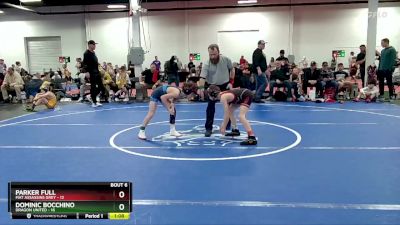 72 lbs Round 2 (8 Team) - Dominic Bocchino, Dragon United vs Parker Full, Mat Assassins Grey