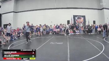 95 lbs Quarterfinal - Mason Bigler, Legacy Elite vs Skyler Edwards, Gaston Grizzlies