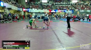 AA - 152 lbs Champ. Round 1 - McKayde Clevenger, Glacier (Kalispell) vs Kale Baumann, Great Falls / MSDB