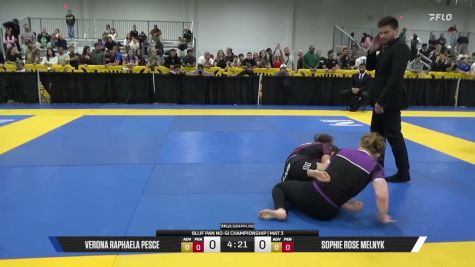Sophie Rose Melnyk vs Verona Raphaela Pesce 2026 Pan IBJJF Jiu-Jitsu No-Gi Championship