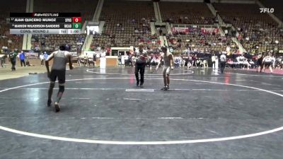 6A 120 lbs Cons. Round 3 - Marion Wilkerson-sanders, Mcadory vs Juan Quiceno Munoz, Spain Park HS