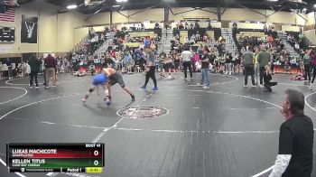 115 lbs Semifinal - Kellen Titus, Cane Bay Cobras vs Lukas Machicote, Unaffiliated