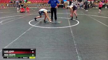 100 lbs Finals (2 Team) - Reed Wicker, Dayton Bandits vs Luke Jones, Xtreme Team