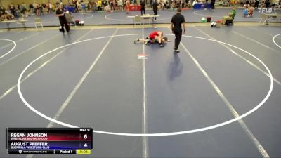 113 lbs Quarterfinal - Regan Johnson, Wrestling Brotherhood vs August Pfeffer, Guerrilla Wrestling Club