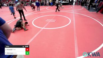 70 lbs Quarterfinal - Jonathan Kidwell, Team Tulsa Wrestling Club vs Tyreese Atkinson, Team Of Hard Knox