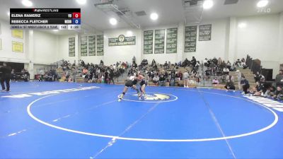 124 lbs Semis & 1st Wrestleback (8 Team) - Elena Rameriz, Vanguard vs Rebecca Fletcher, Menlo B