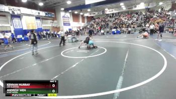 144 lbs Cons. Round 2 - Kennan Murray, Los Alamitos vs Andrew Wen, Aliso Niguel