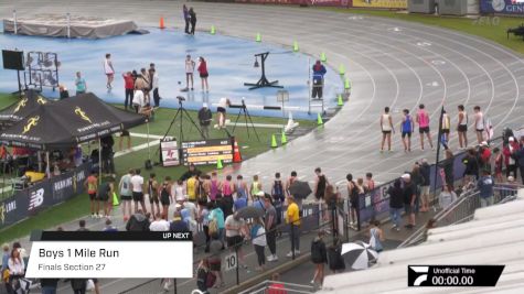 High School Boys' Mile, Finals 27