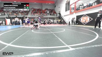 91-95 lbs Rr Rnd 2 - Jewels Mcclendon, Viking Wrestling Club vs Kylie Stanhope, Sallisaw Takedown Club