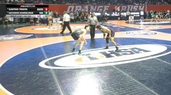 3A 165 lbs Quarterfinal - Jackson Hanselman, Elmhurst (York) vs Santino Tenuta, Lombard (Montini)