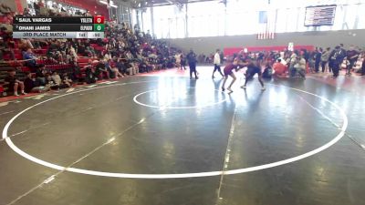 132 lbs 3rd Place Match - Dhani James, El Paso vs Saul Vargas, El Paso Ysleta