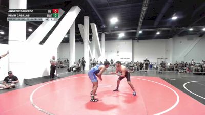 88K (194) + 2.2 = 196.2 MAX kg Semifinal - Andrew Saucedo, Siu Wrestling vs Kevin Casillas, Unattached