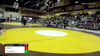 113 lbs Cons. Round 4 - Vincent Erickson, Chaparral vs Logan Rubio, Tustin