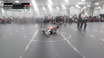 132 lbs Round 2 (10 Team) - Zach Kuen, CHWHALE Blue vs Leo Saravia, Maryland Mallets