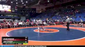 220 lbs Semis & 1st Wrestleback (8 Team) - John McKeon, Chicago (Mt. Carmel) vs Jacob Grzesiak, Mt. Prospect (Prospect)