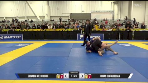 Ronan Ciaran Fegan vs Giovanni Melchiorre 2025 World IBJJF Jiu-Jitsu No-Gi Championship