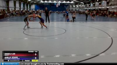 124 lbs Cons. Round 4 - Angela Lee, Quincy vs Amelia Adams, Wisconsin Stevens Point