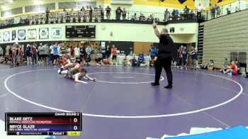 126 lbs Champ. Round 2 - Blake Getz, Roncalli Wrestling Foundation vs Bryce Glaze, Red Cobra Wrestling Academy