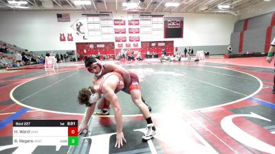 157 lbs Final - Hudson Ward, UNATT - Lock Haven vs Ben Rogers, UNATT - Cornell