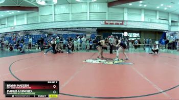 143 lbs Round 2 - Makayla Hinchey, Daughters Of Zion Wrestling vs Brynn Madden, USA Gold Wrestling Club