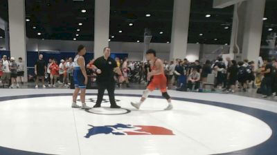 86 kg Champ. Rd Of 64 - Nicholas Singer, Steller Trained Wrestling vs Sean Williams, Falcons Wrestling Club