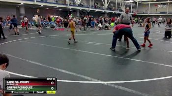 56 lbs Round 5 (8 Team) - Kaine Salisbury, Rampage vs Griffin Rodriguez, Terps East Coast Elite