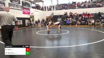 145 lbs Consi Of 4 - Seth Lady, Biglerville vs Mason Messick, Newport