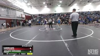 113 lbs 1st Place Match - Gerardo Hernandez, Tonasket vs Carter Katz, Columbia (Burbank)