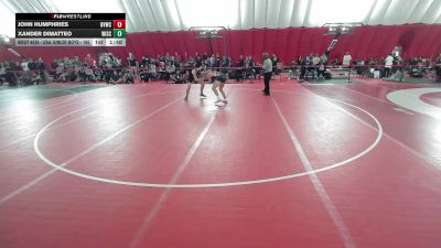 USA Junior Boys - 165 lbs Champ. Round 2 - John Humphries, Brazos Valley Wrestling Club vs Xander DiMatteo, Wisconsin