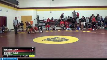 141 lbs 3rd Place Match - Salahdin Farukh, Sierra College vs Abraham Cerda, Fresno City College
