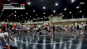 120 lbs Round 3 (6 Team) - Vincent Morvant, Alabama Elite Red vs Logan Henry, Louisiana Mud Bugs